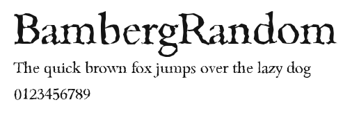 BambergRandom.ttf