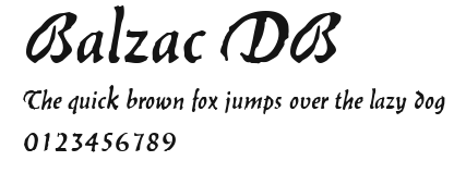 Balzac DB Preview