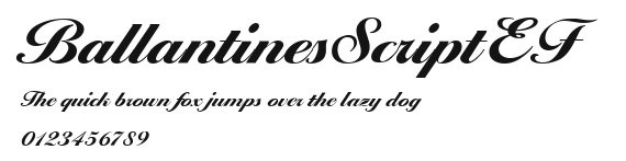 BallantinesScriptEF Preview