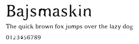 Bajsmaskin.ttf