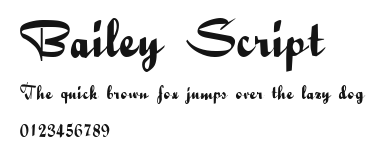Bailey Script Preview