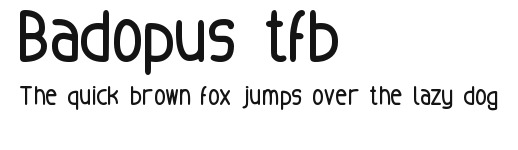 Badopus tfb Preview