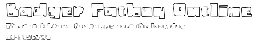 Badger Fatboy Outline.ttf