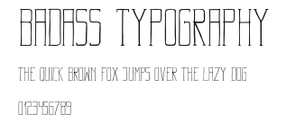 Badass Typography Preview