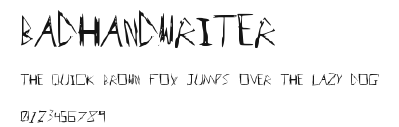 BadHandwriter Preview