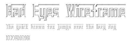 Bad Eyes Wireframe Preview