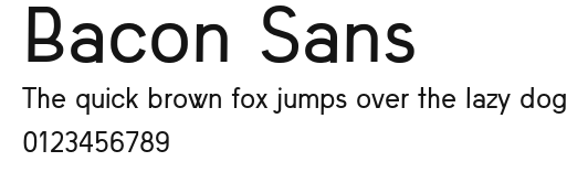 Bacon Sans Preview