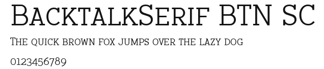 BacktalkSerif BTN SC.ttf