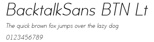 BacktalkSans BTN Lt.ttf