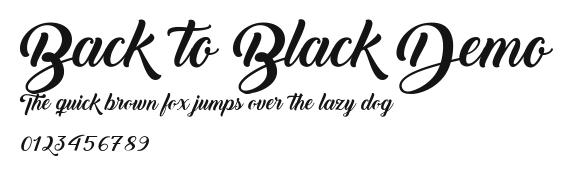 Back to Black Demo Preview
