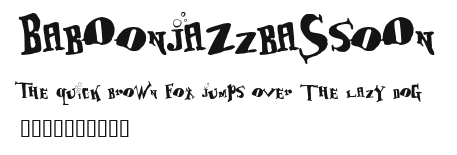 BabOonjaZzbaSsoOn.ttf