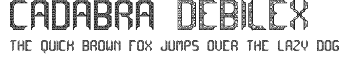 cadabra DEBILEX Preview