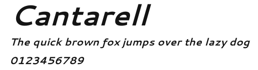 Cantarell Preview