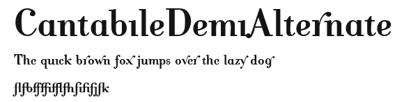 CantabileDemiAlternate Preview