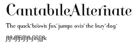 CantabileAlternate Preview