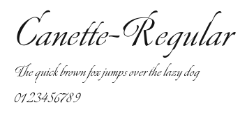 Canette-Regular Preview