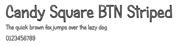 Candy Square BTN Striped Preview