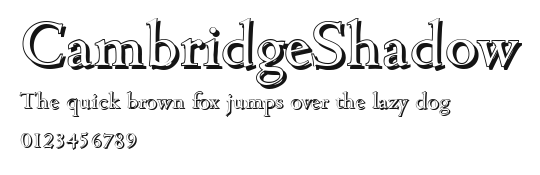 CambridgeShadow Preview