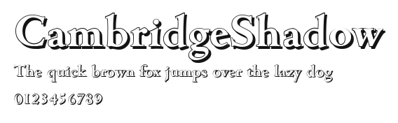 CambridgeShadow Preview