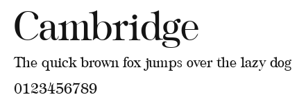 Cambridge Preview