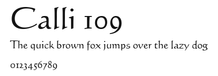 Calli 109 Preview