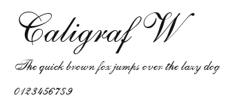 Caligraf W.ttf