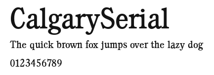 CalgarySerial Preview