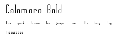 Calamaro-Bold Preview