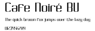 Cafe Noiré BV Preview