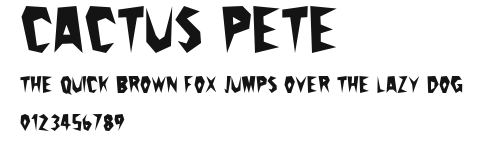 Cactus Pete Preview