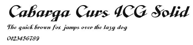 Cabarga Curs ICG Solid Preview