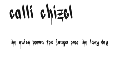 CALLI CHIZEL Preview