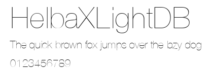 HelbaXLightDB.ttf