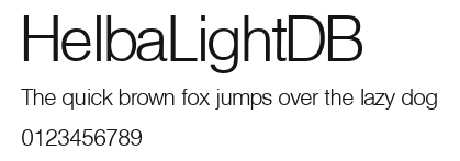 HelbaLightDB.ttf