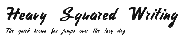 Heavy Squared Writing.ttf