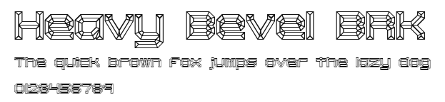 Heavy Bevel BRK.ttf