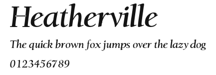 Heatherville  .ttf
