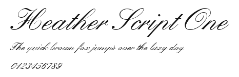 Heather Script One.ttf