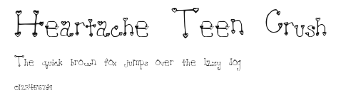 Heartache Teen Crush.ttf