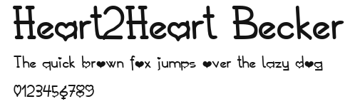 Heart2Heart Becker.ttf