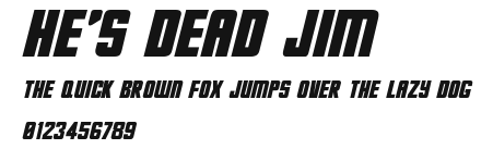 He's Dead Jim.ttf
