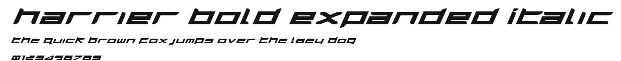 Harrier Bold Expanded Italic.ttf