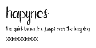 Hapynes.ttf