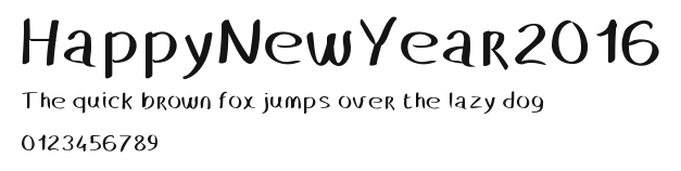 HappyNewYear2016.ttf