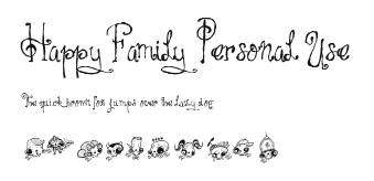 Happy Family Personal Use.ttf