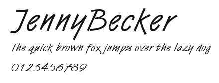 JennyBecker.ttf