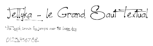 Jellyka - le Grand Saut Textual Preview