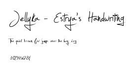 Jellyka - Estrya's Handwriting.ttf