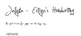 Jellyka - Estrya's Handwriting.ttf