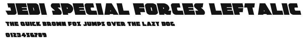 Jedi Special Forces Leftalic.ttf